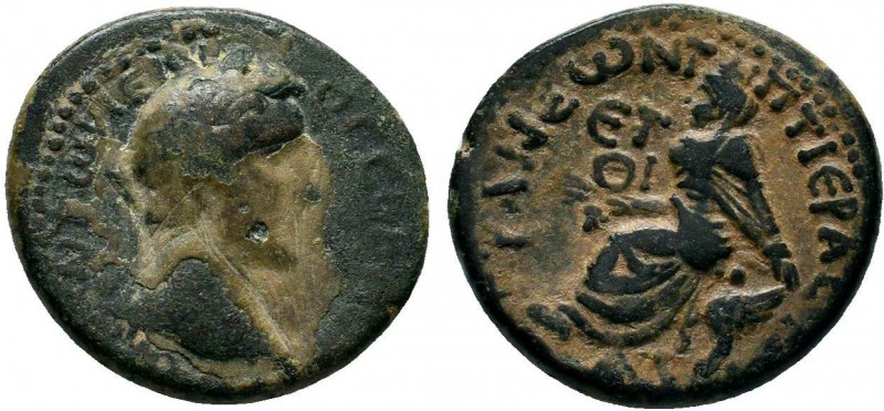 CAPPADOCIA.Tyana.Antoninus Pius.(AD 138-161). AE Bronze

Condition: Very Fine

W...