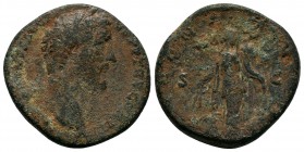 Antoninus Pius (138-161 AD). AE Sestertius

Condition: Very Fine

Weight: 23.8 gr
Diameter: 31 mm