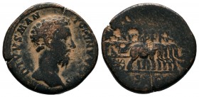 Antoninus Pius (138-161 AD). AE Sestertius

Condition: Very Fine

Weight: 23.0 gr
Diameter: 31 mm