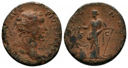 Antoninus Pius (138-161 AD). AE Sestertius

Condition: Very Fine

Weight: 21.0 gr
Diameter: 32 mm