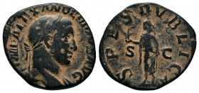 Severus Alexander (222-235 AD). AE Sestertius

Condition: Very Fine

Weight: 14.0 gr
Diameter: 30 mm