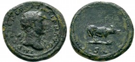 Hadrian (117-138). Ae.

Condition: Very Fine

Weight: 3.4 gr
Diameter: 17 mm