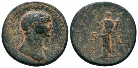 Traianus (98-117 AD). AE

Condition: Very Fine

Weight: 26.0 gr
Diameter: 33 mm