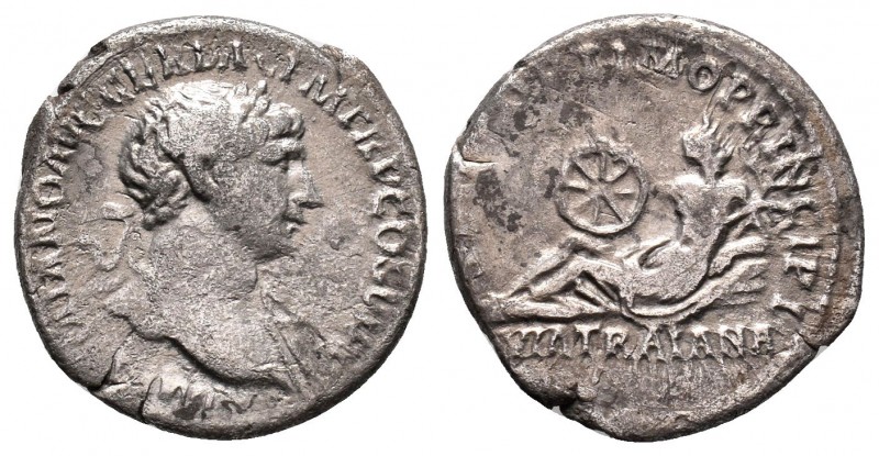 Traianus (98-117 AD). AR Denarius 

Condition: Very Fine

Weight: 3.3 gr
Diamete...