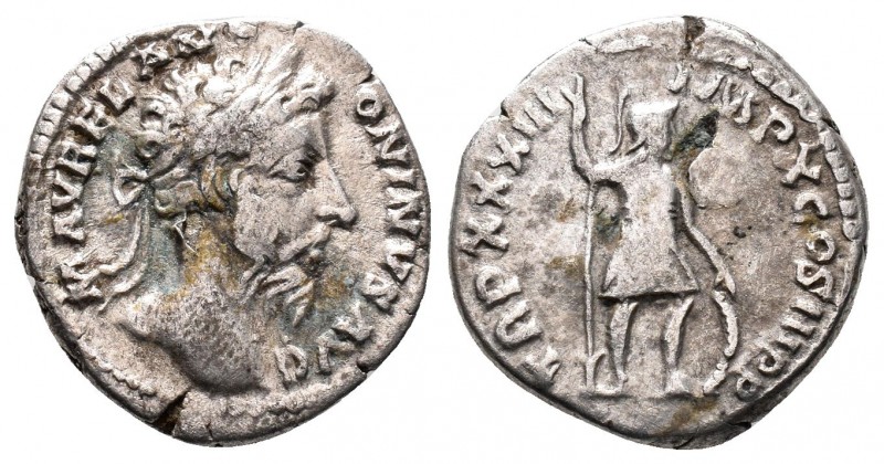 Marcus Aurelius, 161-180. Denarius 

Condition: Very Fine

Weight: 3.0 gr
Diamet...