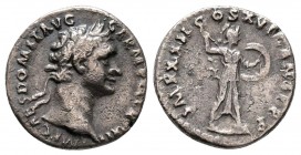 Domitian, 81-96. Denarius Ar.

Condition: Very Fine

Weight: 2.8 gr
Diameter: 18 mm