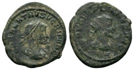 Aurelian, with Vabalathus. AD 270-275. AR Antoninianus

Condition: Very Fine

Weight: 4.0 gr
Diameter: 21 mm