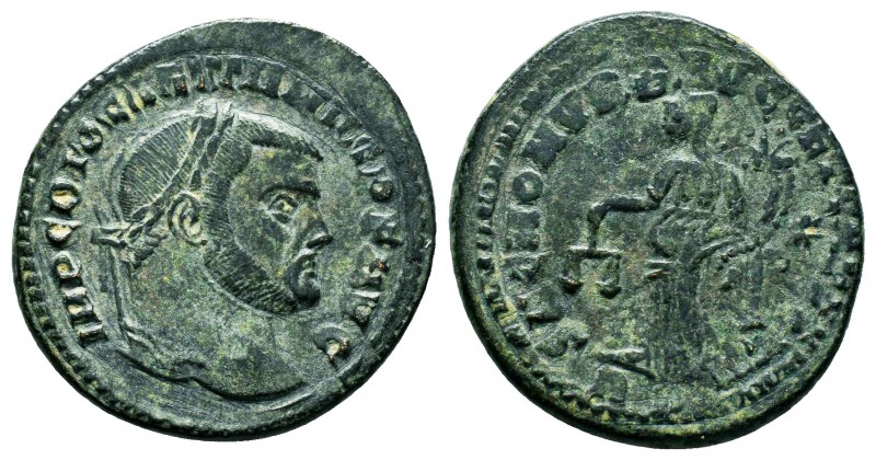 Diocletian, 284-305. AE Follis 

Condition: Very Fine

Weight: 7.0 gr
Diameter: ...