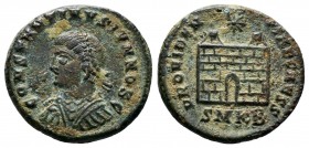 Constantinus II , as Caesar (316-337 AD). AE Follis

Condition: Very Fine

Weight: 3.6 gr
Diameter: 18 mm