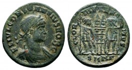 Constantinus II , as Caesar (316-337 AD). AE Follis

Condition: Very Fine

Weight: 2.2 gr
Diameter: 17 mm