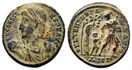 Constans (337-350 AD). AE silvered Follis 

Condition: Very Fine

Weight: 4.0 gr
Diameter: 21 mm