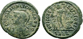 Licinius I (308-324 AD). AE silvered Follis 

Condition: Very Fine

Weight: 3.2 gr
Diameter: 19 mm