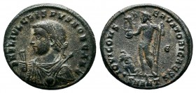 Crispus. Caesar, A.D. 317-326. AE

Condition: Very Fine

Weight: 3.0 gr
Diameter: 20 mm