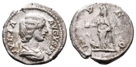 Julia Domna (193-217) Denar

Condition: Very Fine

Weight: 2.9 gr
Diameter: 19 mm