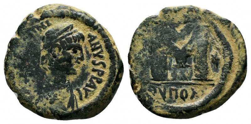 Justinian I. AE Follis 527-565 

Condition: Very Fine

Weight: 17.5 gr
Diameter:...