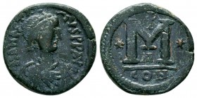Anastasius I. 491-518. AE follis

Condition: Very Fine

Weight: 9.0 gr
Diameter: 20 mm