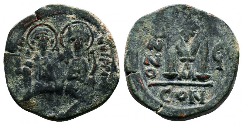 Justin II , with Sophia (565-578 AD). AE Follis

Condition: Very Fine

Weight: 1...