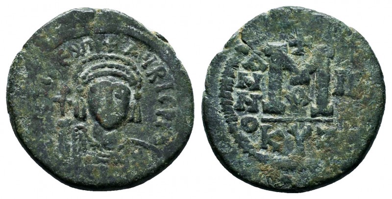 Maurice Tiberius (582-602), Ae Follis,

Condition: Very Fine

Weight: 12.6 gr
Di...