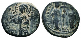 Byzantine Anonymous Follis, Ae 9th -12th C.

Condition: Very Fine

Weight: 7.7 gr
Diameter: 25 mm