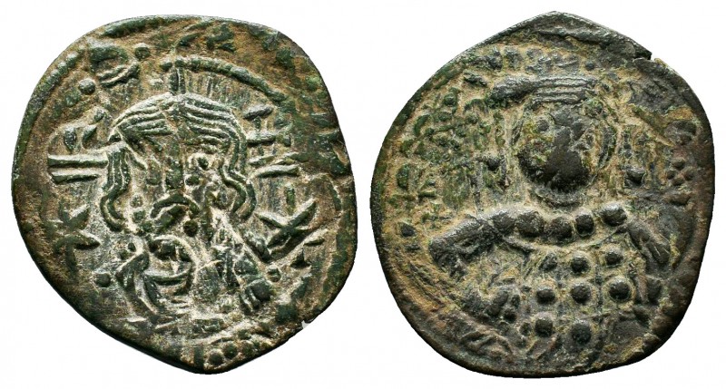 MICHAEL VII, Ducas. 1071-1078. Æ Half Follis
Condition: Very Fine

Weight: 3.4 g...