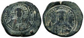 Constantine X Ducas, AE Follis, 1059-1067,

Condition: Very Fine

Weight: 10.0 gr
Diameter: 31 m m