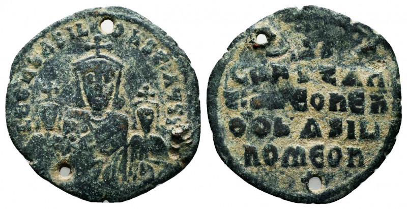 Basil I, 867-886 AD. AE Follis

Condition: Very Fine

Weight: 6.3 gr
Diameter: 2...