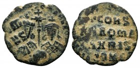 Constantin VII (913-959), AE follis,

Condition: Very Fine

Weight: 5.2 gr
Diameter: 23 mm