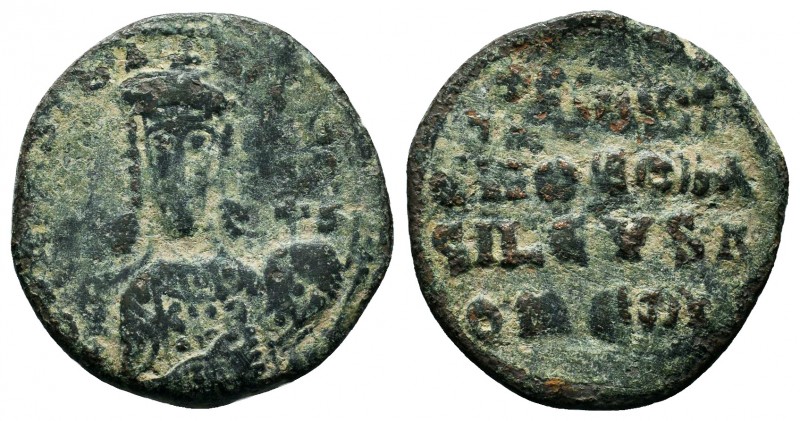 Constantin VII (913-959), AE follis,

Condition: Very Fine

Weight: 7.2 gr
Diame...