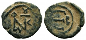 Justin II. 565-578. AE pentanummium

Condition: Very Fine

Weight: 1.5 gr
Diameter: 13 mm
