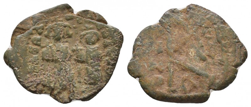 Heraclius. 610-641. AE follis

Condition: Very Fine

Weight: 2.73 gr
Diameter: 2...