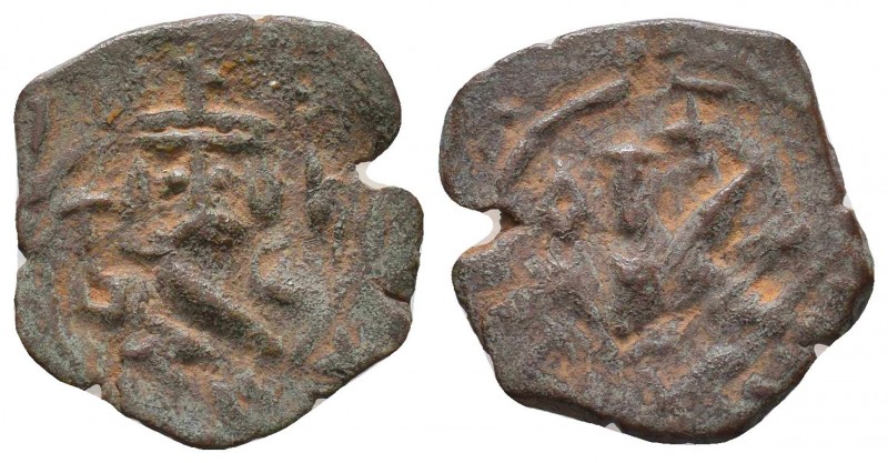 Justinian II, First reign, 685-695, AE follis 

Condition: Very Fine

Weight: 2....