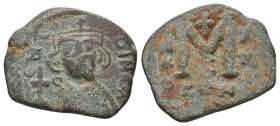 Constans II. 641-668. AE follis

Condition: Very Fine

Weight: 3.95 gr
Diameter: 23 mm