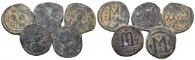 Lot of 5 Byzantine Coins,

Condition: Very Fine

Weight: lot
Diameter: