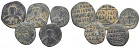 Lot of 5 Byzantine Coins,

Condition: Very Fine

Weight: 
Diameter: lot