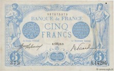 Country : FRANCE 
Face Value : 5 Francs BLEU 
Date : 07 octobre 1916 
Period/Province/Bank : Banque de France, XXe siècle 
Catalogue reference : F...