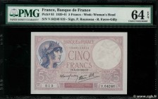 Country : FRANCE 
Face Value : 5 Francs VIOLET modifié Numéro radar 
Date : 05 octobre 1939 
Period/Province/Bank : Banque de France, XXe siècle 
...