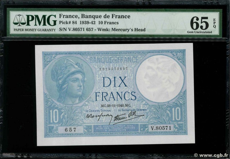 Country : FRANCE 
Face Value : 10 Francs MINERVE modifié 
Date : 28 novembre 1...