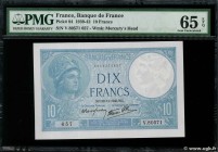 Country : FRANCE 
Face Value : 10 Francs MINERVE modifié 
Date : 28 novembre 1940 
Period/Province/Bank : Banque de France, XXe siècle 
Catalogue ...
