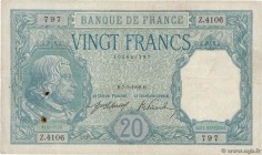 Country : FRANCE 
Face Value : 20 Francs BAYARD 
Date : 07 mars 1918 
Period/Province/Bank : Banque de France, XXe siècle 
Catalogue reference : F...