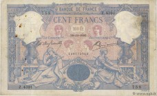 Country : FRANCE 
Face Value : 100 Francs BLEU ET ROSE 
Date : 30 décembre 1905 
Period/Province/Bank : Banque de France, XXe siècle 
Catalogue re...