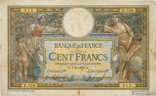 Country : FRANCE 
Face Value : 100 Francs LUC OLIVIER MERSON avec LOM 
Date : 01 avril 1909 
Period/Province/Bank : Banque de France, XXe siècle 
...