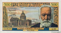 Country : FRANCE 
Face Value : 500 Francs VICTOR HUGO 
Date : 06 février 1958 
Period/Province/Bank : Banque de France, XXe siècle 
Catalogue refe...