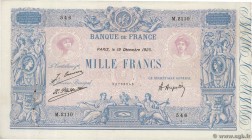 Country : FRANCE 
Face Value : 1000 Francs BLEU ET ROSE 
Date : 19 décembre 1925 
Period/Province/Bank : Banque de France, XXe siècle 
Catalogue r...