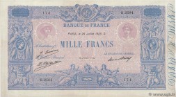 Country : FRANCE 
Face Value : 1000 Francs BLEU ET ROSE 
Date : 26 juillet 1926 
Period/Province/Bank : Banque de France, XXe siècle 
Catalogue re...