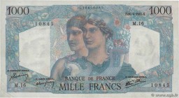 Country : FRANCE 
Face Value : 1000 Francs MINERVE ET HERCULE 
Date : 26 avril 1945 
Period/Province/Bank : Banque de France, XXe siècle 
Catalogu...