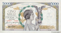 Country : FRANCE 
Face Value : 5000 Francs VICTOIRE Impression à plat 
Date : 20 août 1942 
Period/Province/Bank : Banque de France, XXe siècle 
C...