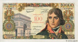 Country : FRANCE 
Face Value : 100 NF sur 10000 Francs BONAPARTE 
Date : 30 octobre 1958 
Period/Province/Bank : Banque de France, XXe siècle 
Cat...