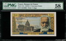 Country : FRANCE 
Face Value : 5 Nouveaux Francs VICTOR HUGO 
Date : 02 juillet 1959 
Period/Province/Bank : Banque de France, XXe siècle 
Catalog...