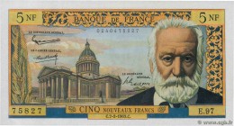Country : FRANCE 
Face Value : 5 Nouveaux Francs VICTOR HUGO 
Date : 07 février 1963 
Period/Province/Bank : Banque de France, XXe siècle 
Catalog...