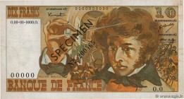 Country : FRANCE 
Face Value : 10 Francs BERLIOZ Spécimen 
Date : (1972) 
Period/Province/Bank : Banque de France, XXe siècle 
Catalogue reference...